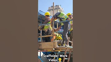 Scaffolder Work Video. #viralvideo #scaffolding #interview #skilltraining #video👷‍♂️✅💟
