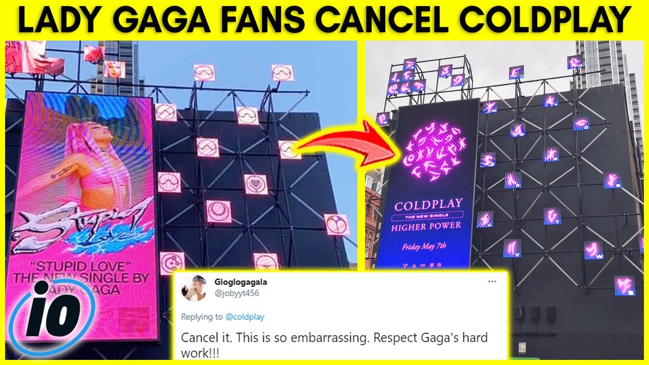CAUGHT IN 4K! Lady Gaga Fans Accuse Coldplay Of Stealing