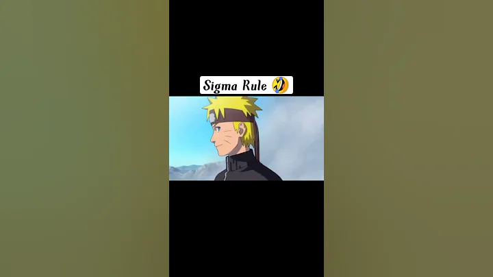 Sigma Rule 🤣 || Naruto Sigma || #shorts #naruto #sigmarule