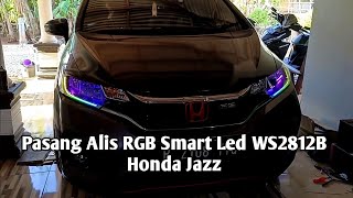 Pasang Alis Devil Full RGB Smart Led WS2812B Honda Jazz