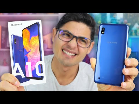 Galaxy A10 - Parece que nesse a SAMSUNG ERROU!  Unboxing e Impressões