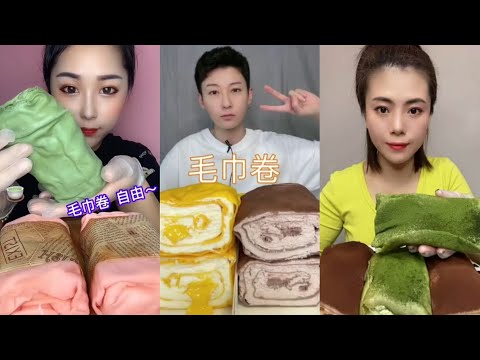 ASMR DESSERT CREPE ROLL CAKE MUKBANG | KWAI EATING SHOW | 먹방