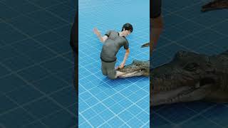 How To Escape An Alligator Death Roll 😨 ( 3D Animation in Hindi ) _shorts(1080P_60FPS)