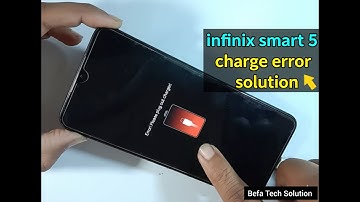 Infinix Smart 5 error please plug out charger problem || 100% solution