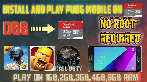 How to play huge games like pubg on your sd card (NON ROOT METHOD) (FULL TUTORIAL) (NO FAKE CONTENT)
