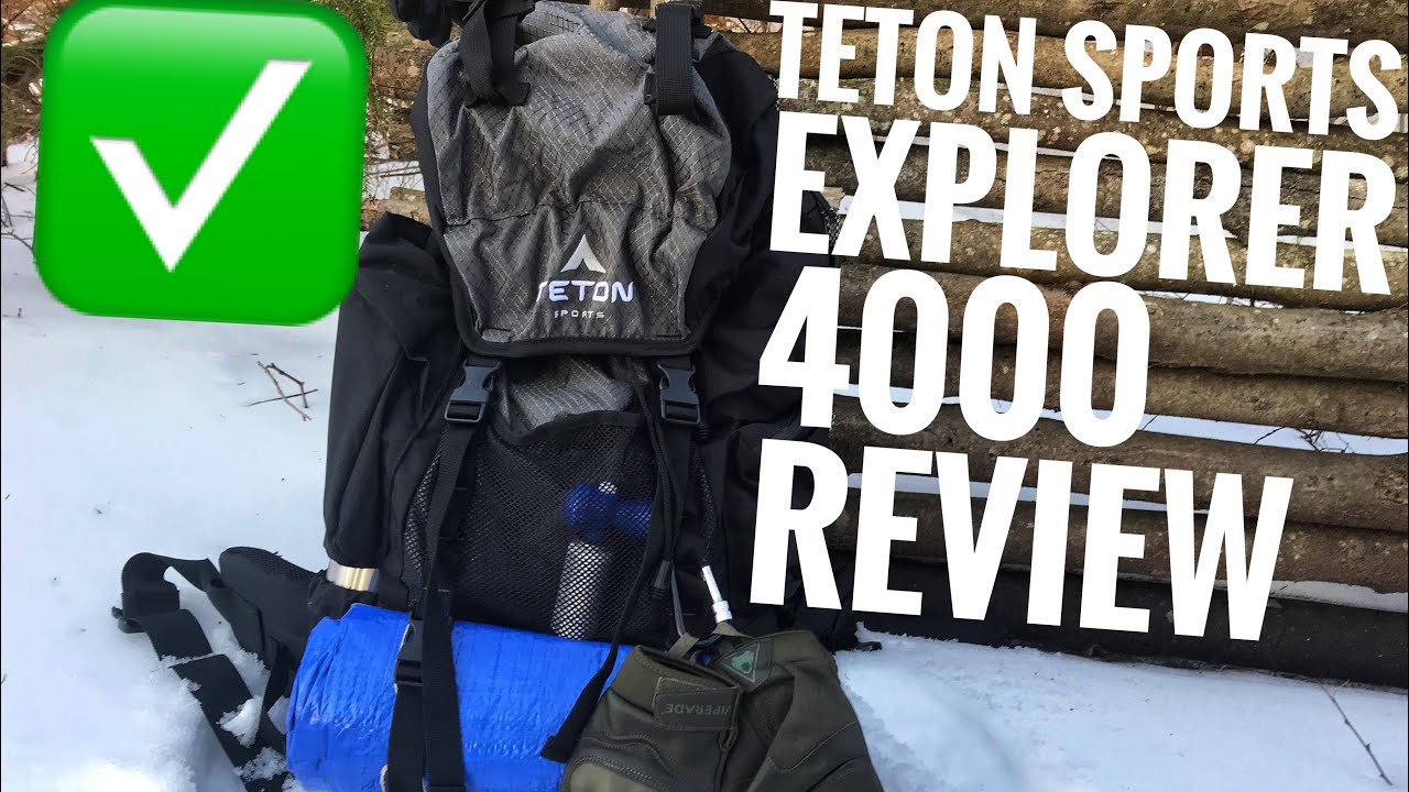 Teton Sports Explorer 4000 Bushcraft Backpack Review YouTube