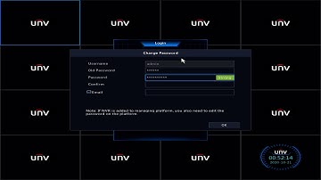 unv nvr - first boot enhanced password after firmware upgrade