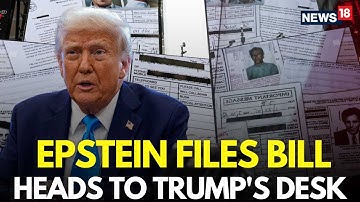 Trump LIVE | Bill To Release Epstein Files Reaches President Trump