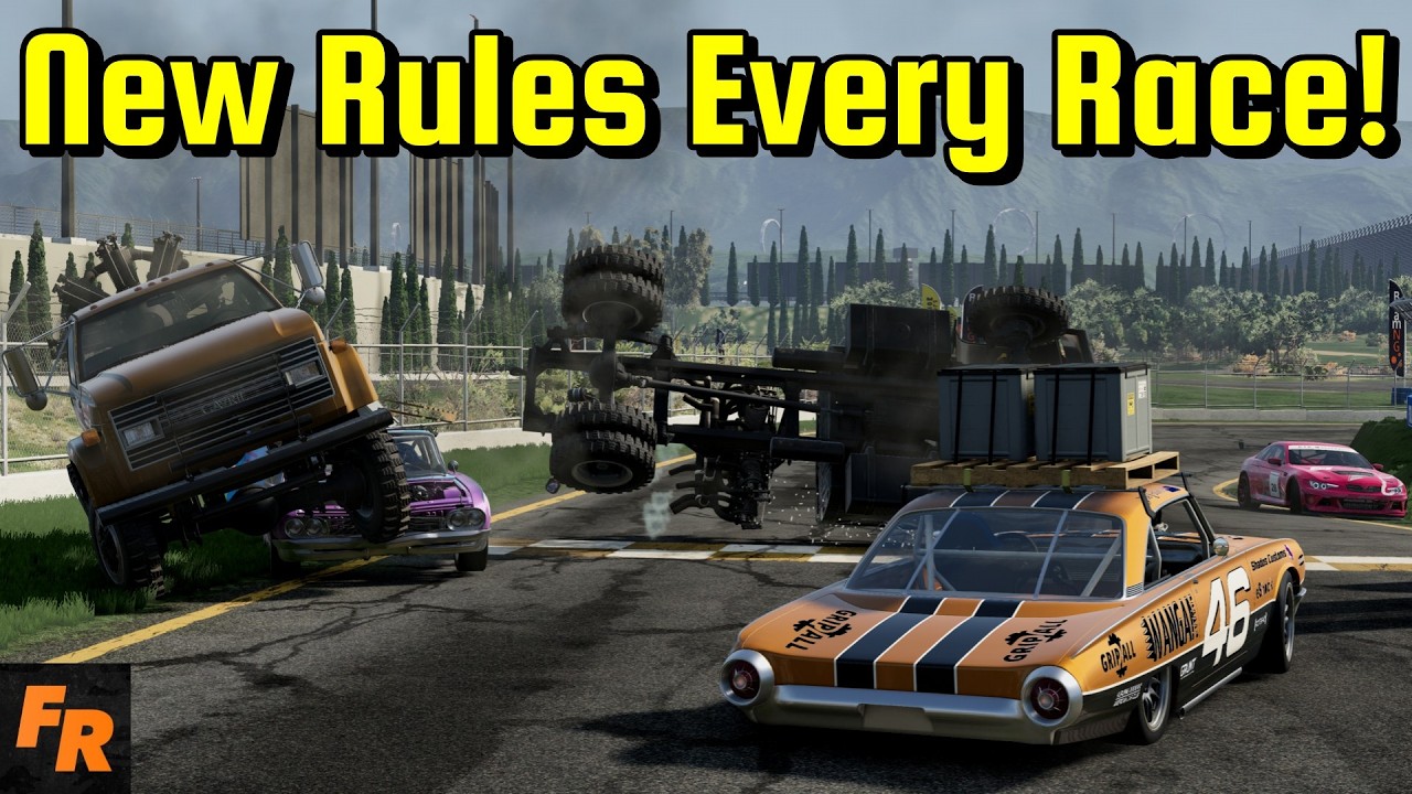 A new Rule Every Race! - BeamNG Drive Challenge