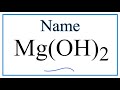 Hydroxide Ion and Magnesium Compounds