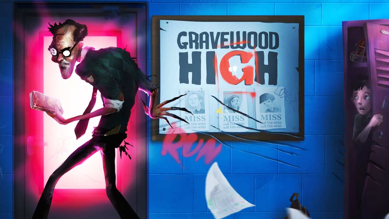 5 ночей в школе 2. Gravewood High игра.