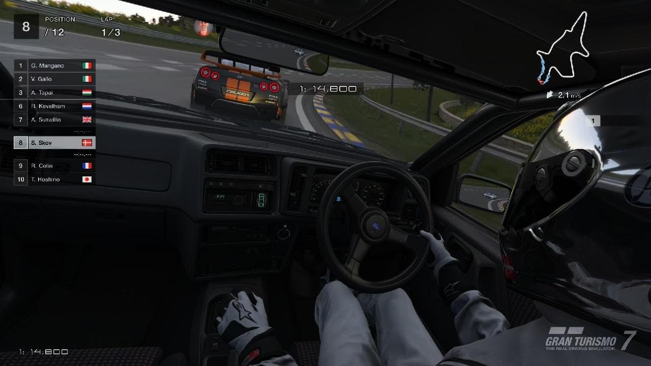 GT7 Alsace village Rally, Ford Sierra Cosworth / onboard cam