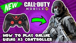 X3 Wireless Controller |  How to play Call of Duty Mobile Using Controller ( TAGALOG )