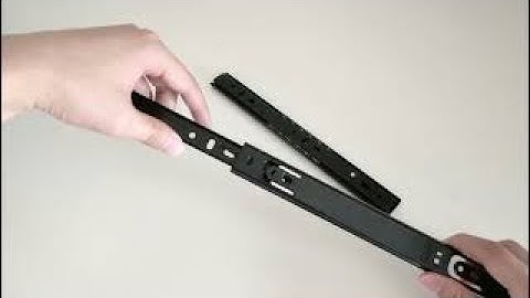 How to disassemble the slide rail? Video tutorial is here!