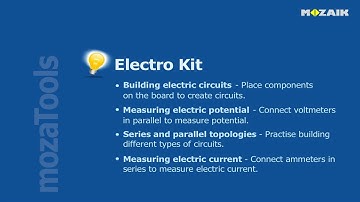 mozaBook Interactive Teaching Software - Electro kit tutorial