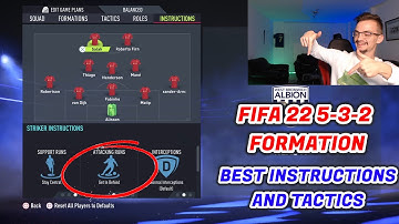 FIFA 22 - THE MOST OVERPOWERED FORMATION 5-3-2 TUTORIAL BEST TACTICS & INSTRUCTIONS HOW TO PLAY 532