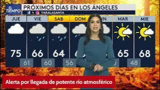 En Vivo: Alerta en Los Ángeles por llegada de potente río atmosférico