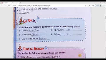 CLASS 3 EVS CH 15 TRAVEL