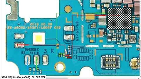 Samsung A60 SM A606 ON OF Volume Powar Kiy Problem Hardware Solution