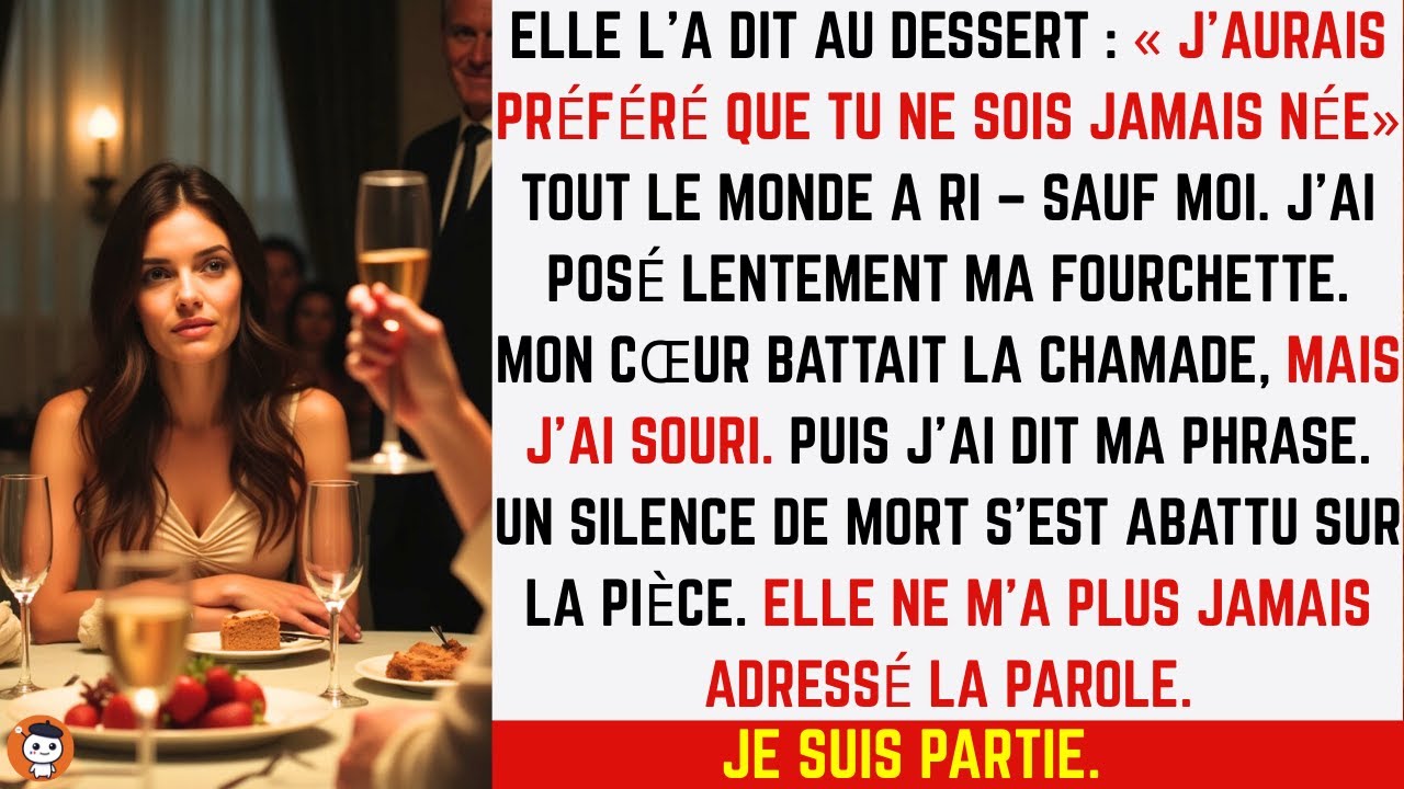 Au dîner de famille, ma mère a dit que j’étais une erreur… Ma réponse l’a réduite au silence
