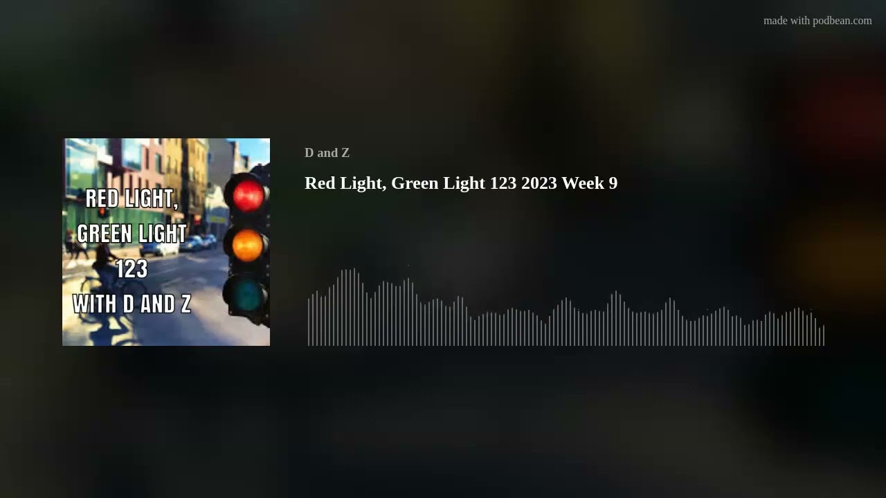 Red Light, Green Light 123 2023 Week 9