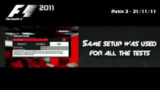 F1 2011 | 2nd patch - Info & Effects | 21/11/2011