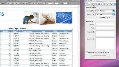 002 Apple iWork Numbers Use tables styles color images and fonts