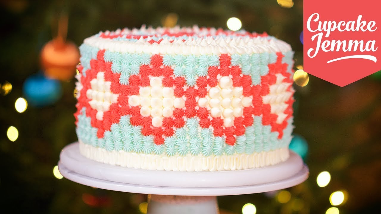 Christmas Jumper Cake How-To | Cupcake Jemma | CupcakeJemma