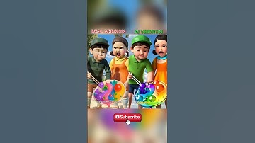 Squid Game AI Edible Slime ASMR:What do you thing of AI version? #shorts #squidgame #asmr