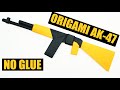 EASY Origami AK 47 without glue. Paper AK 47