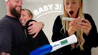 Finding out I&#39;m pregnant &amp; telling my family | BABY 3