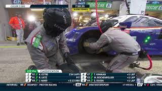 2018 24 Hours of Le Mans - Porsche #91 gets its front brakes changed in under 30 seconds Resimi