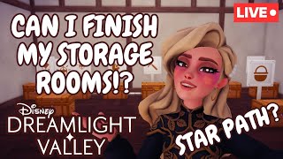 🔴 THIS STORAGE NEEDS TO GET DONE! / DECORATE WITH ME / STAR PATH in Disney Dreamlight Valley