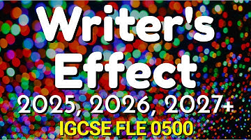 How to Ace IGCSE English 0500 Writer