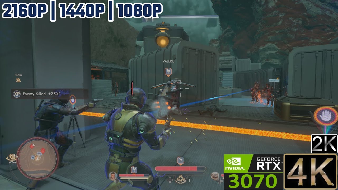 4K The Outer Worlds 2 RTX 3070 Action RPG 3rd person shooter gameplay benchmark 2160P 1440P 1080P