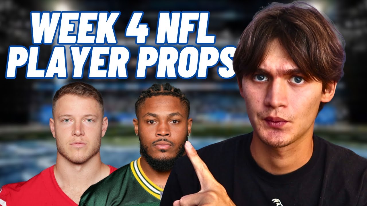 5 BEST PLAYER PROPS FOR NFL WEEK 4!