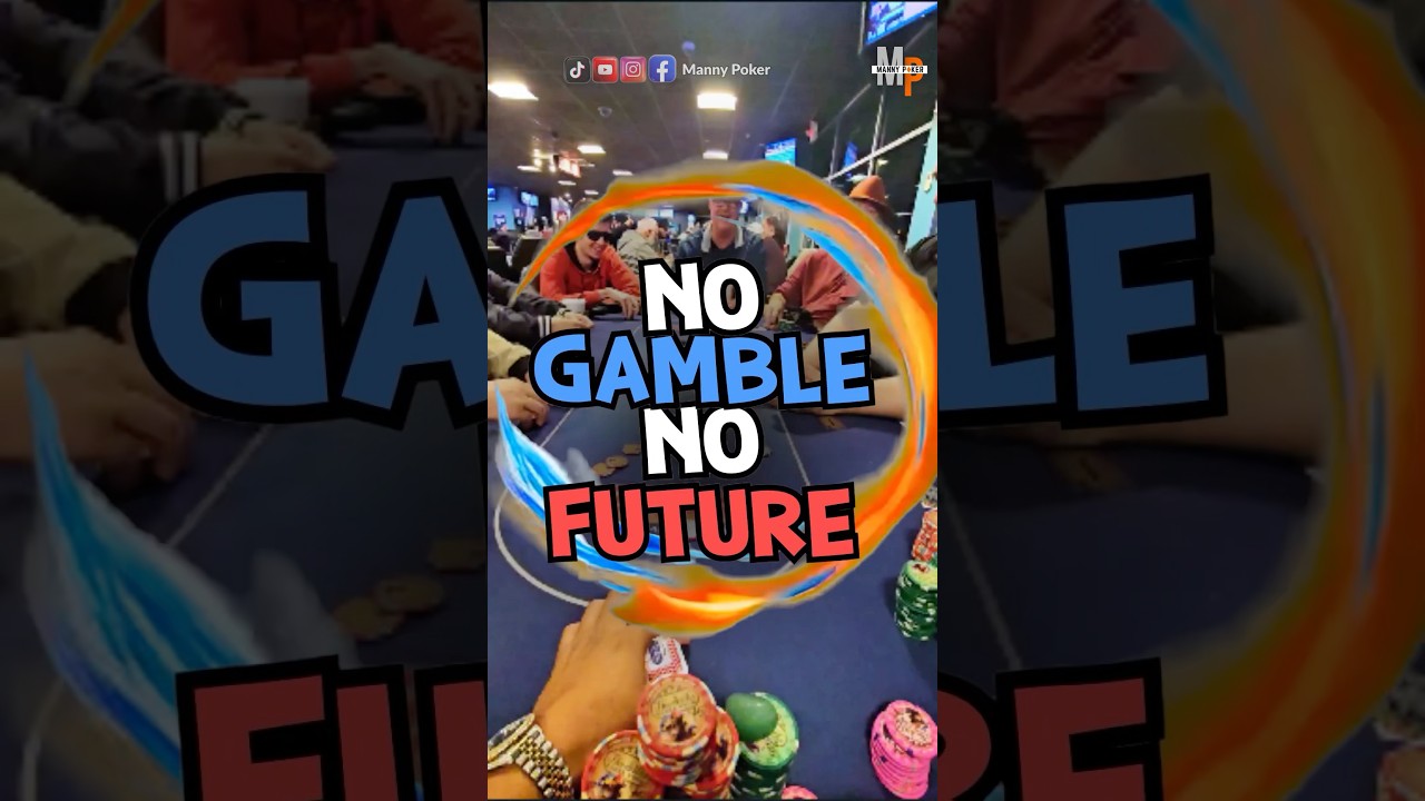 No Gamble No Future♠️❤️💥💰#poker #shorts