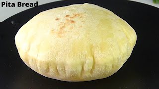 Homemade Pita Bread Recipe without yeast by Tiffin Box | Soft Pita Bread