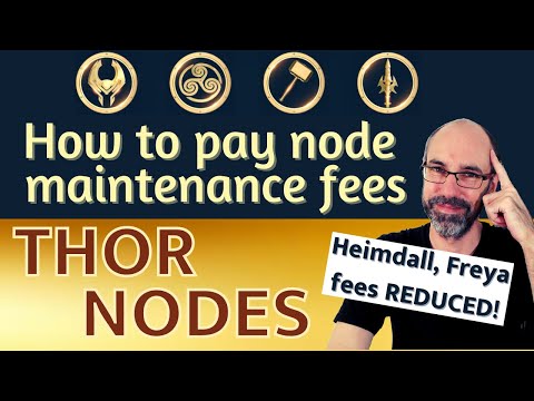 How to pay THOR NODE FEES | Freya and Heimdall fees REDUCED! (WATCH BEFORE YOU PAY!)