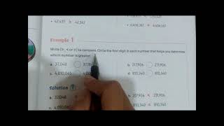 Unit 1 / Lessons 5&6 /  comparing  big numbers / comparing numbers in multiple forms ماث الصف الرابع