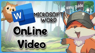 Insert YouTube or Vimeo Videos in Word | MS Word Online Video Guide