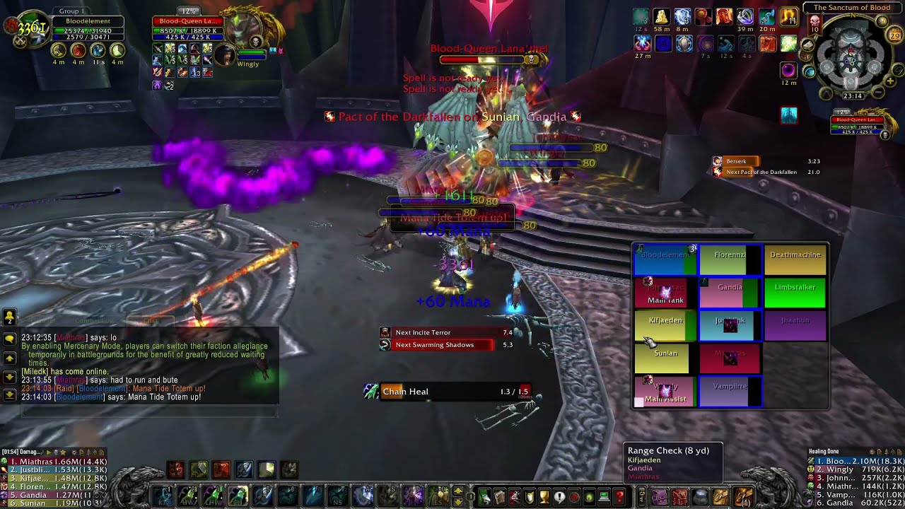 ICC 10 HC BQL resto Shaman Solo Heal SayNoToTryhard Warmane YouTube
