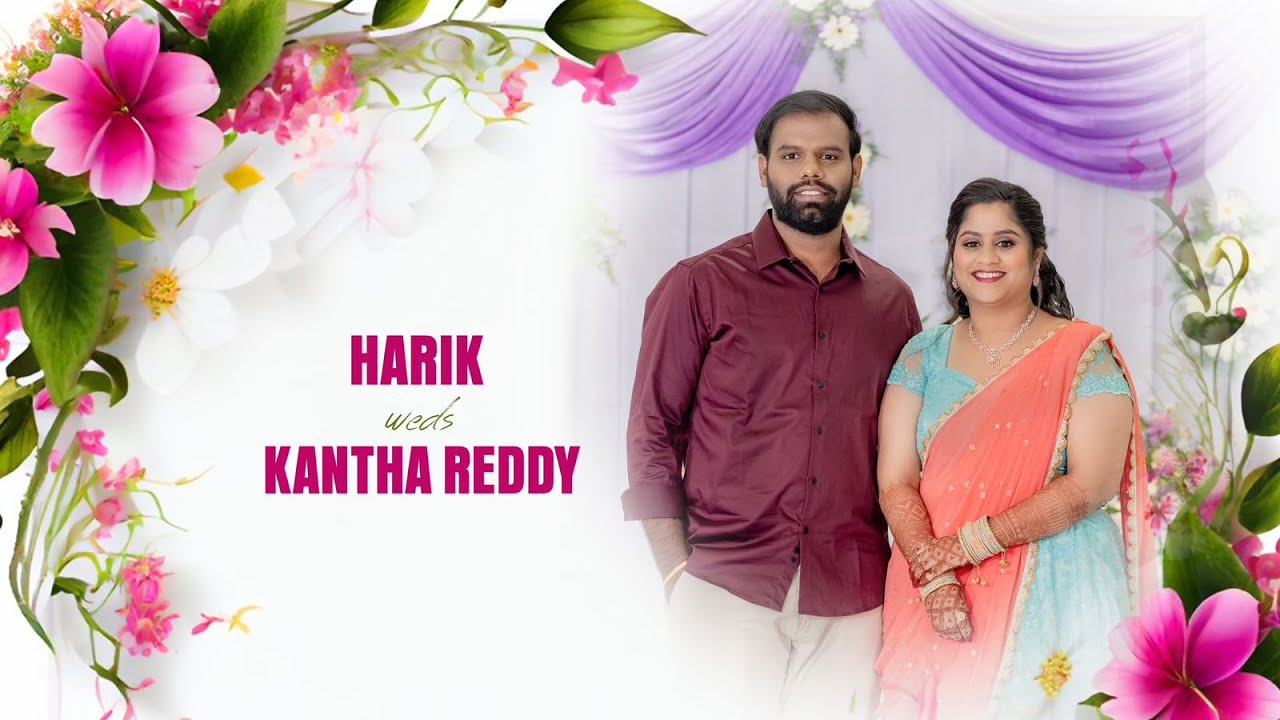 Kantha Reddy Harika Weds Kantha Reddy - YouTube