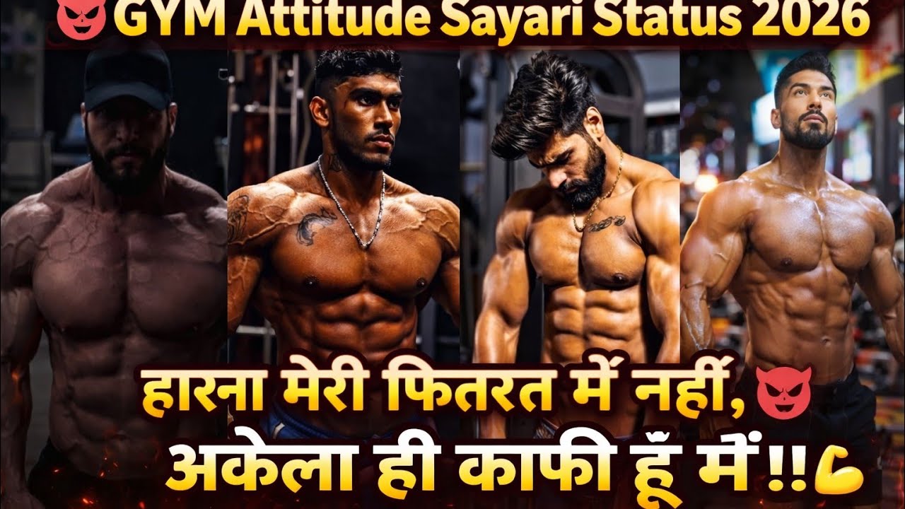 Day (78) OF CONSISTENCY 👿 GYM Attitude Sayari Bodybuilding motivation status hardworkout 