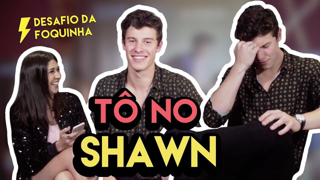 SHAWN MENDES DANÇA SOFRÊNCIA e APRENDE GÍRIAS dos FÃS | Foquinha