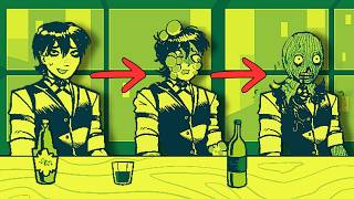 A Bartending Horror Game Where The Drinks Turn Him Into Disturbing Things