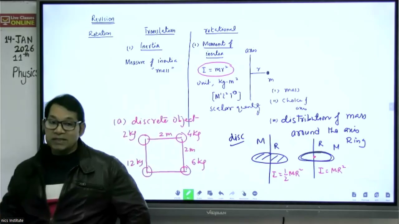 Class 11 Physics : Revision Class A-1