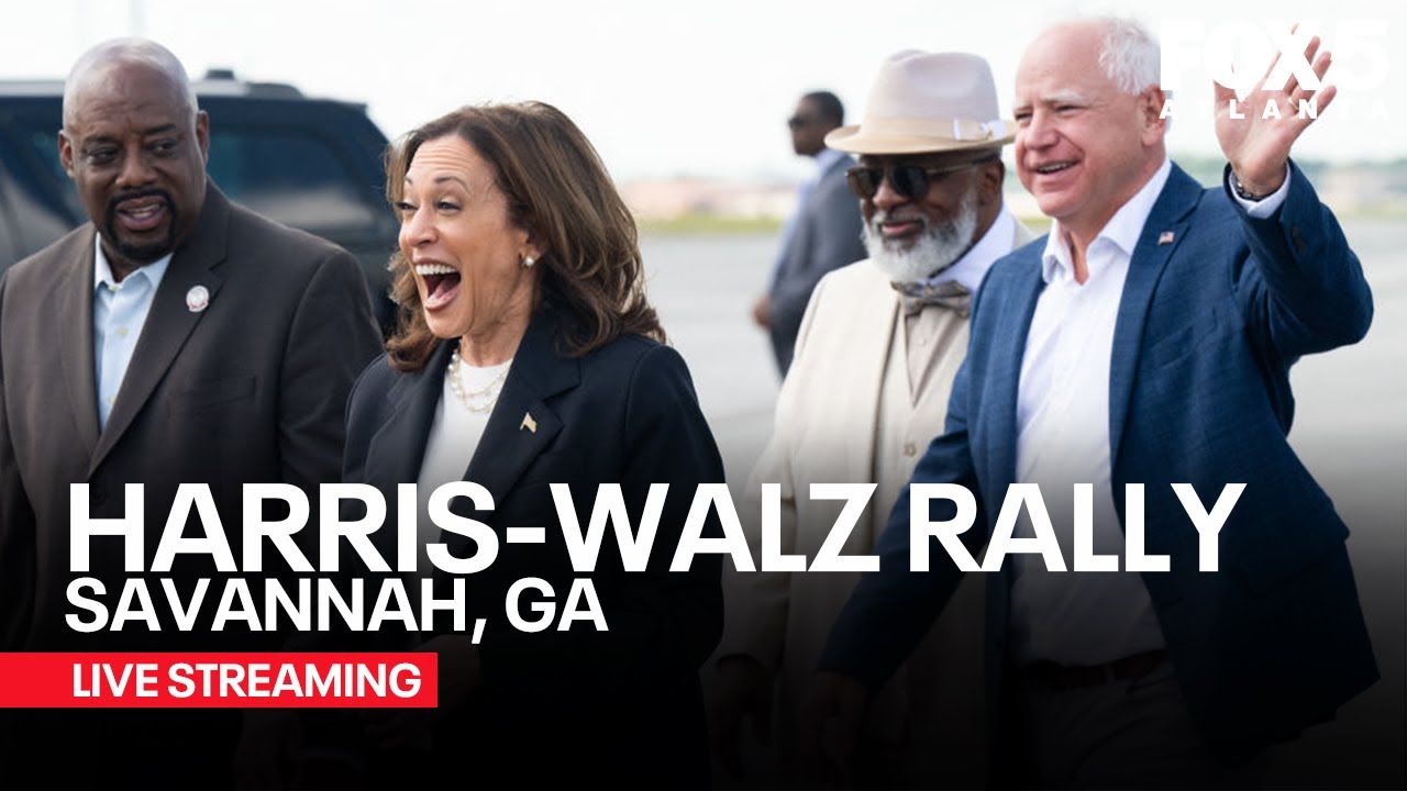 LIVE: Kamala Harris campaign rally in Savannah, Georgia - YouTube
