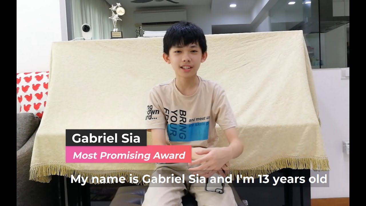 The Happy Pianist Meets Gabriel Sia - Most Promising Pianist Award