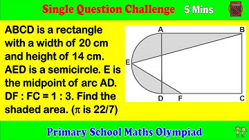 Primary School Math Olympiad - Single Question Challenge, 5 Minutes.